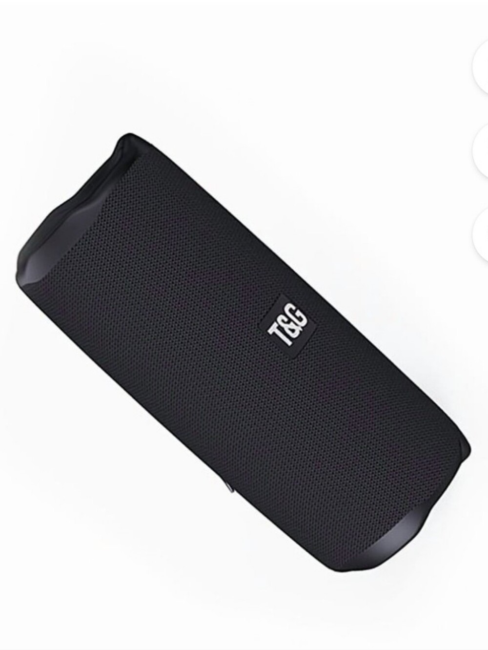 T&G Black Portable Bluetooth Speaker